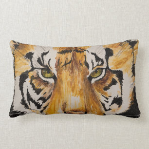 "Tiger" by T.S. Tyre Lumbar Pillow