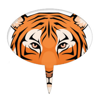 Tiger Cake Toppers - The tiger eye is on you!