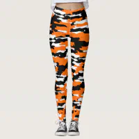 Purple Tiger design pattern leggings