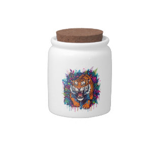 Tiger Candy Jar