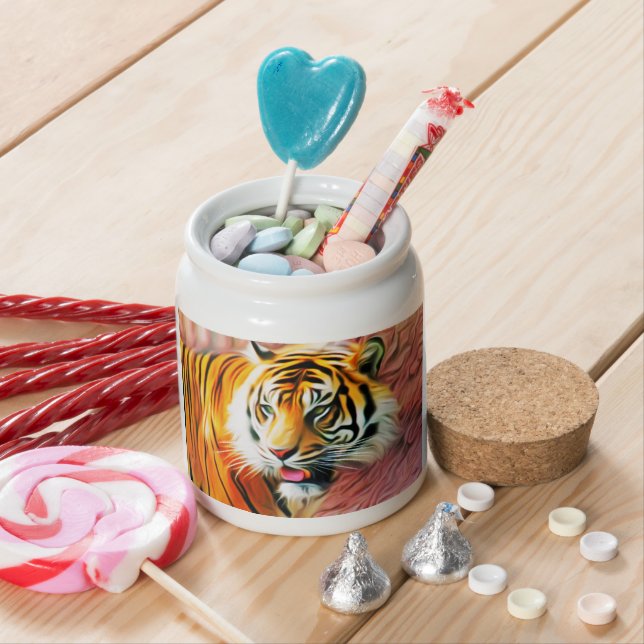 Tiger Candy Jar (In Situ)