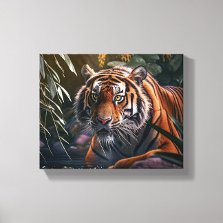 Tiger Canvas - Jungle Print