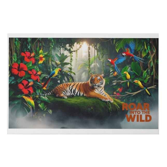 Tiger Canvas Poster (Front)