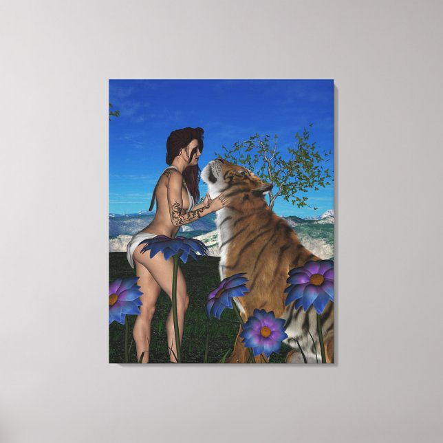 Tiger Canvas Print (Front)