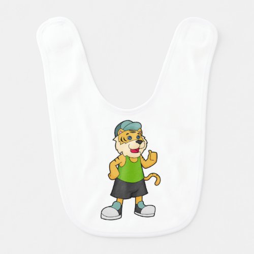 Tiger Cap Baby Bib