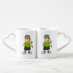 Tiger Cap Coffee Mug Set