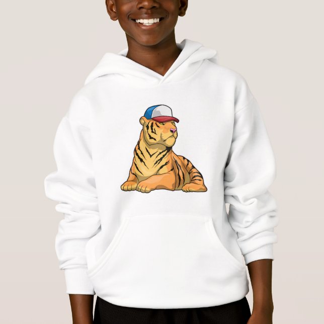 Tiger Cap Hoodie (Front)