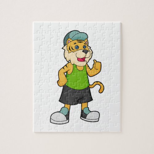 Tiger Cap Jigsaw Puzzle