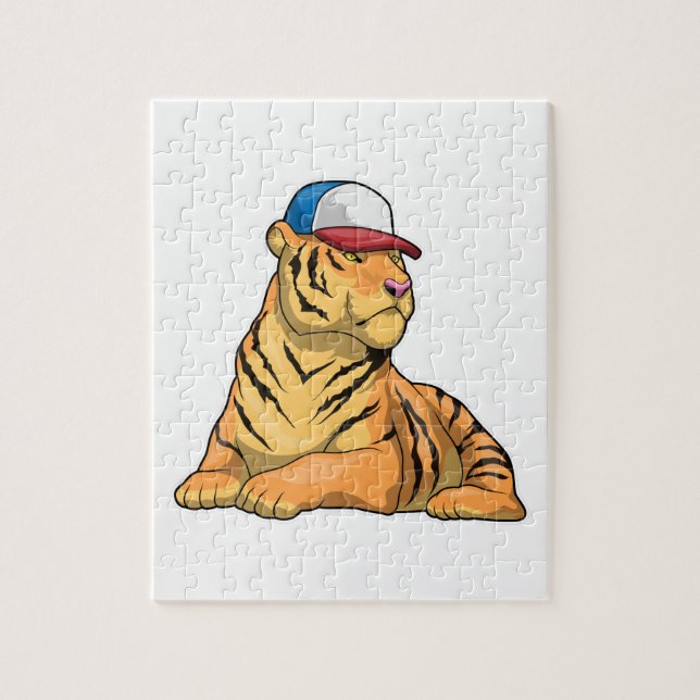Tiger Cap Jigsaw Puzzle (Vertical)