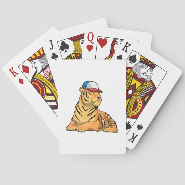 Tiger Cap Poker Cards (Back)