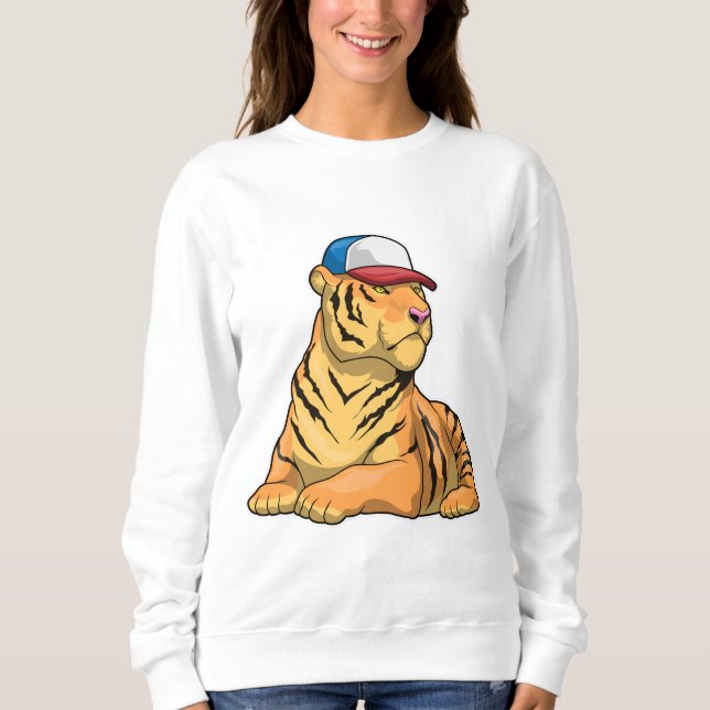 Tiger Cap Sweatshirt (Front)