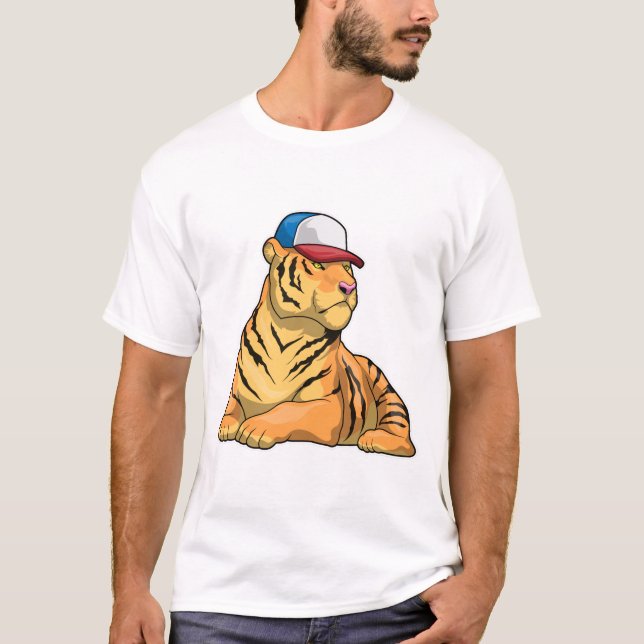 Tiger Cap T-Shirt (Front)