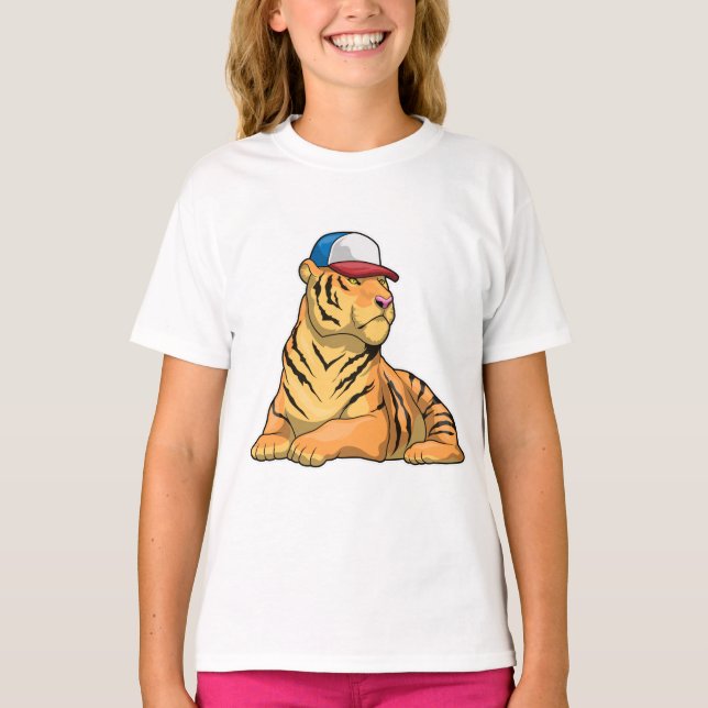 Tiger Cap T-Shirt (Front)