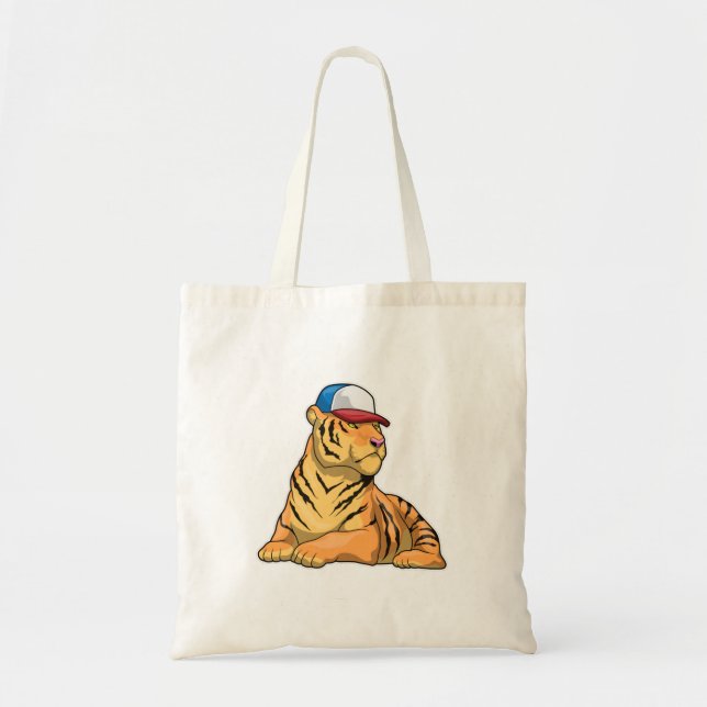 Tiger Cap Tote Bag (Front)