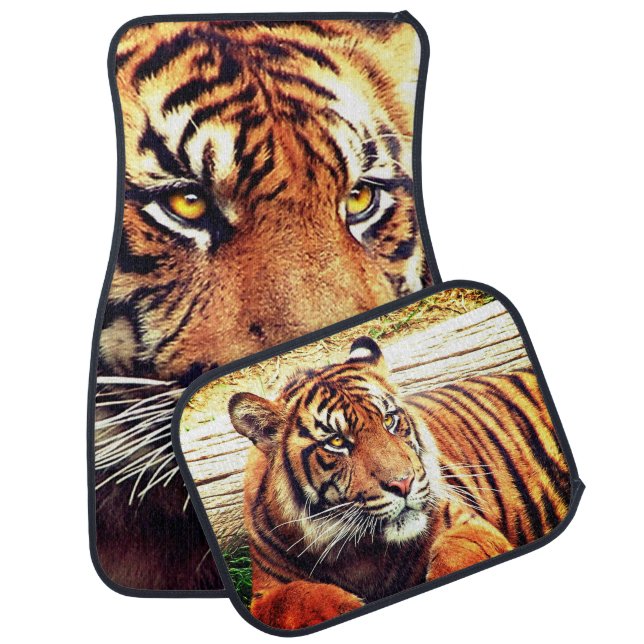 Tiger Car Floor Mat (Set)