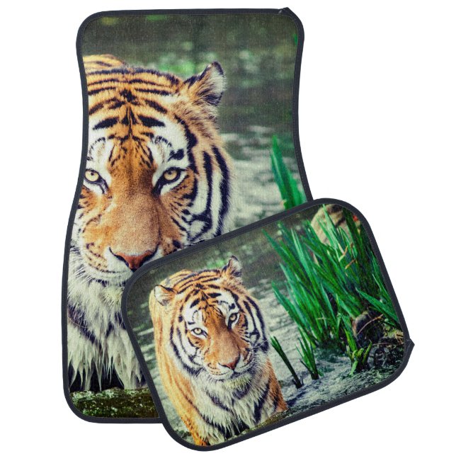 Tiger Car Floor Mat (Set)