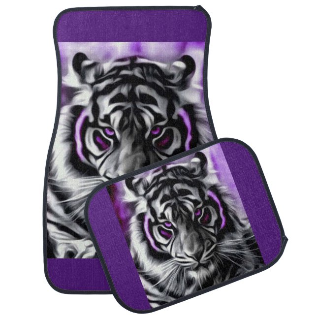 Tiger Car Floor Mat (Set)