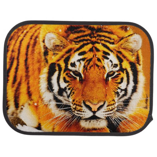 Tiger Car Mats (Rear) (set of 2) Floor Mat | Zazzle