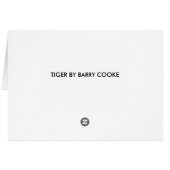 TIGER CARDS (Back Horizontal)