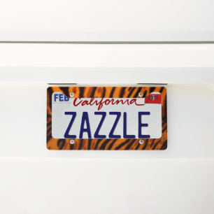 Tiger Cat Africa Personalize Destiny Destiny'S License Plate Frame