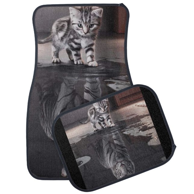 Tiger Cat Car Mats (Set)