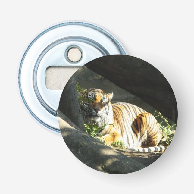 Tiger Catnap Bottle Opener (Front)