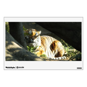 Tiger Catnap Wall Decal