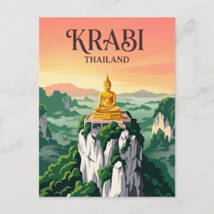 Tiger Cave Temple Thailand Postcard