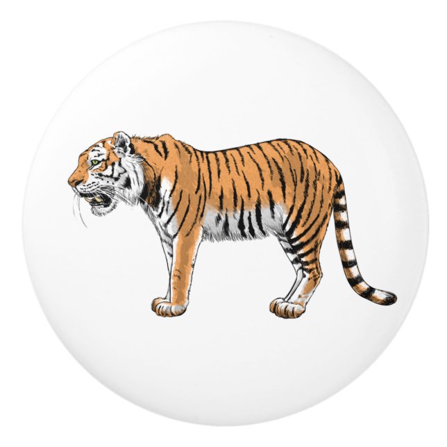 Tiger Ceramic Knob (Front)