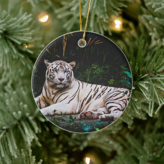 Tiger Ceramic Ornament (Tree)