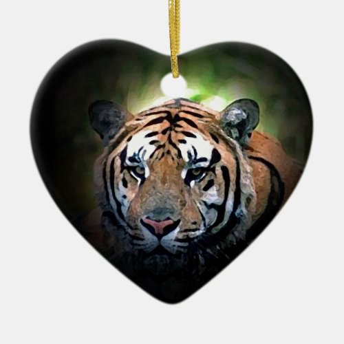 Tiger Ceramic Ornament