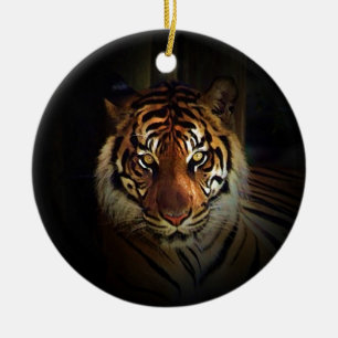 Tiger Ceramic Ornament