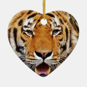 Tiger Ceramic Ornament