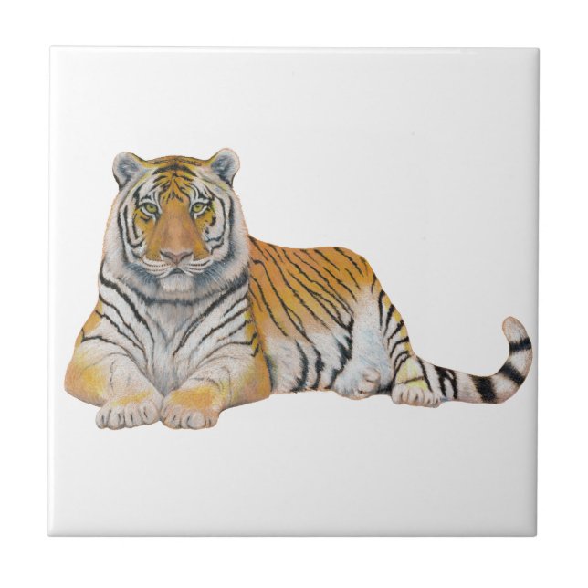 Tiger Ceramic Tile (Front)