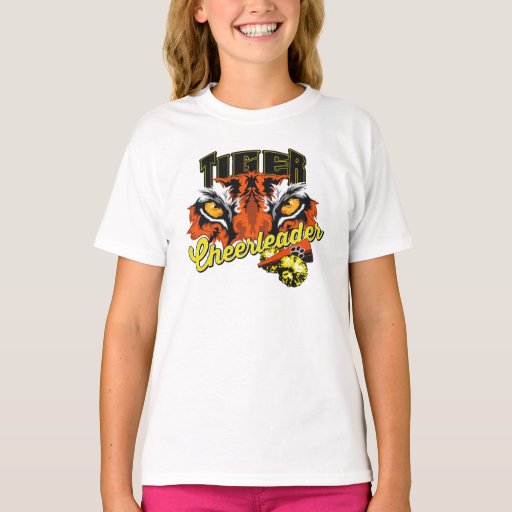 Tiger Cheer T-Shirt | Zazzle