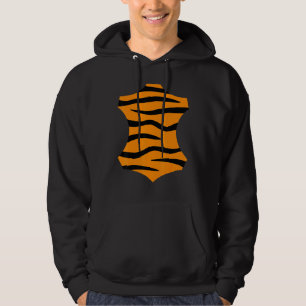 Tiger Chest Halloween Costume Men Boys Tigers Cost Hoodie