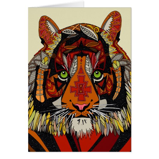tiger chief natural cards (Front)