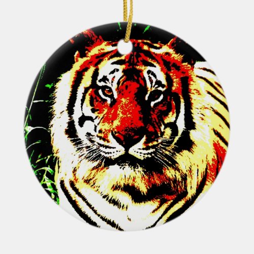 Tiger Christmas Tree Ornament