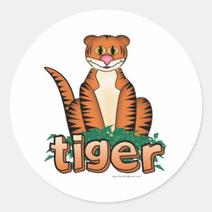 TIGER! CLASSIC ROUND STICKER