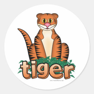 TIGER! CLASSIC ROUND STICKER