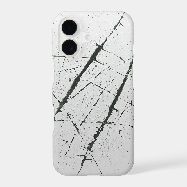 Tiger Claws Pattern iPhone 17 Case – Grey Protecti (Back)