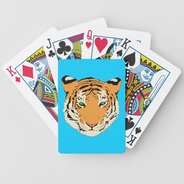 Tiger clip art deck of cards