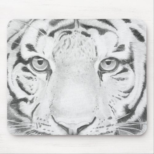 Tiger Closeup Artwork Mouse Pad