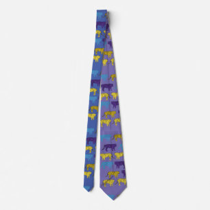 Tiger Club Tigers Art  Neck Tie