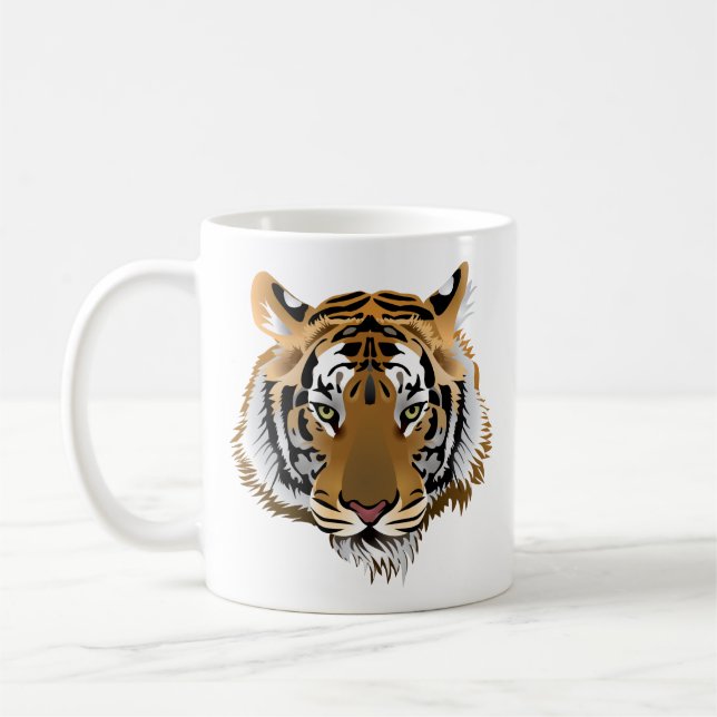 tiger coffee mug (Left)