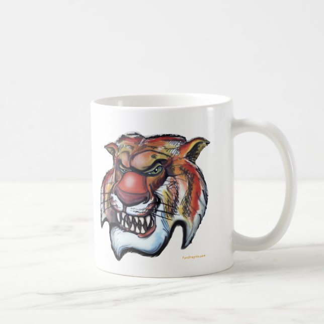 Tiger Coffee Mug (Right)