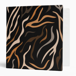  Tiger Color Pattern Animal     3 Ring Binder