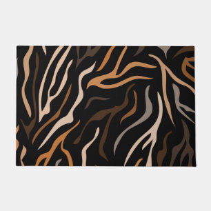 Tiger Color Pattern Animal Doormat
