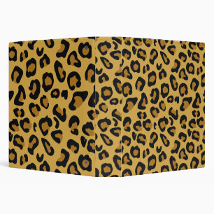 Tiger Color Pattern Animal Lover 3 Ring Binder