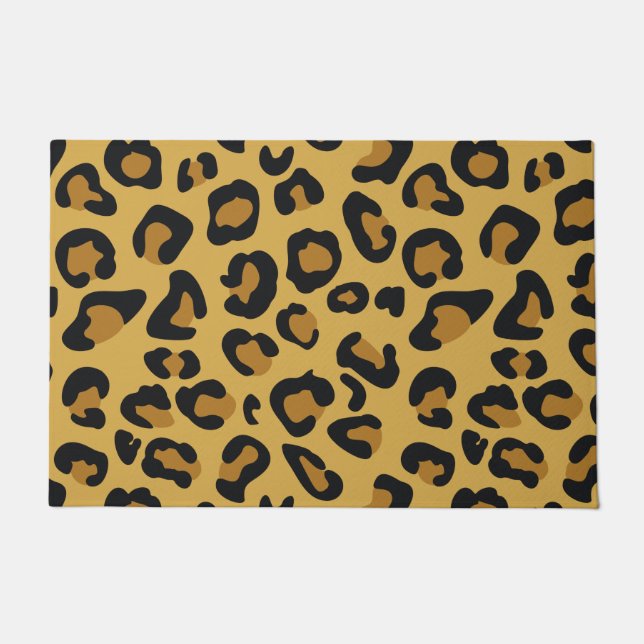 Tiger Color Pattern Animal Lover   Doormat (Front)